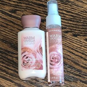 Warm Vanilla Sugar Body Mist and Lotion